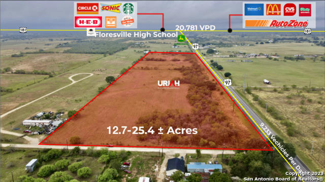 12.7 ACRES ON STATE HIGHWAY 97, FLORESVILLE, TX 78114, photo 3 of 11